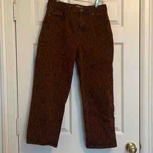 Cheetah jeans from Universal Threads in a size 8!